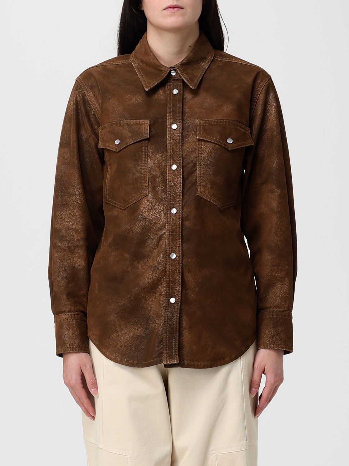 Isabel Marant Étoile Shirt Isabel Marant Etoile Woman Color Brown In Brown