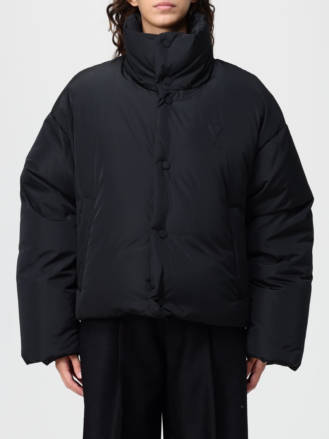 Ami Alexandre Mattiussi Jacket Ami Paris Woman Color Black