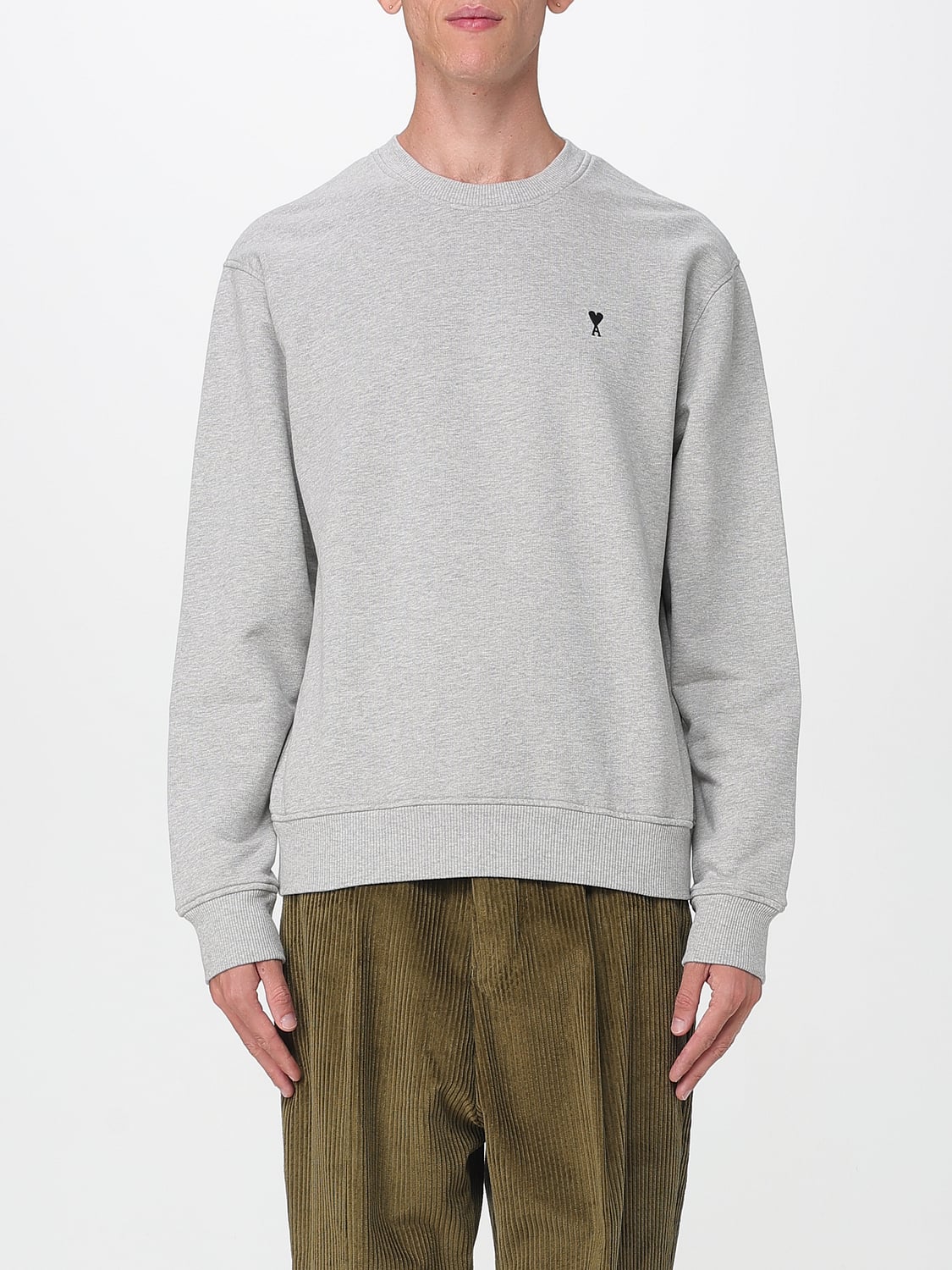 Ami Paris Sweatshirt in Grey