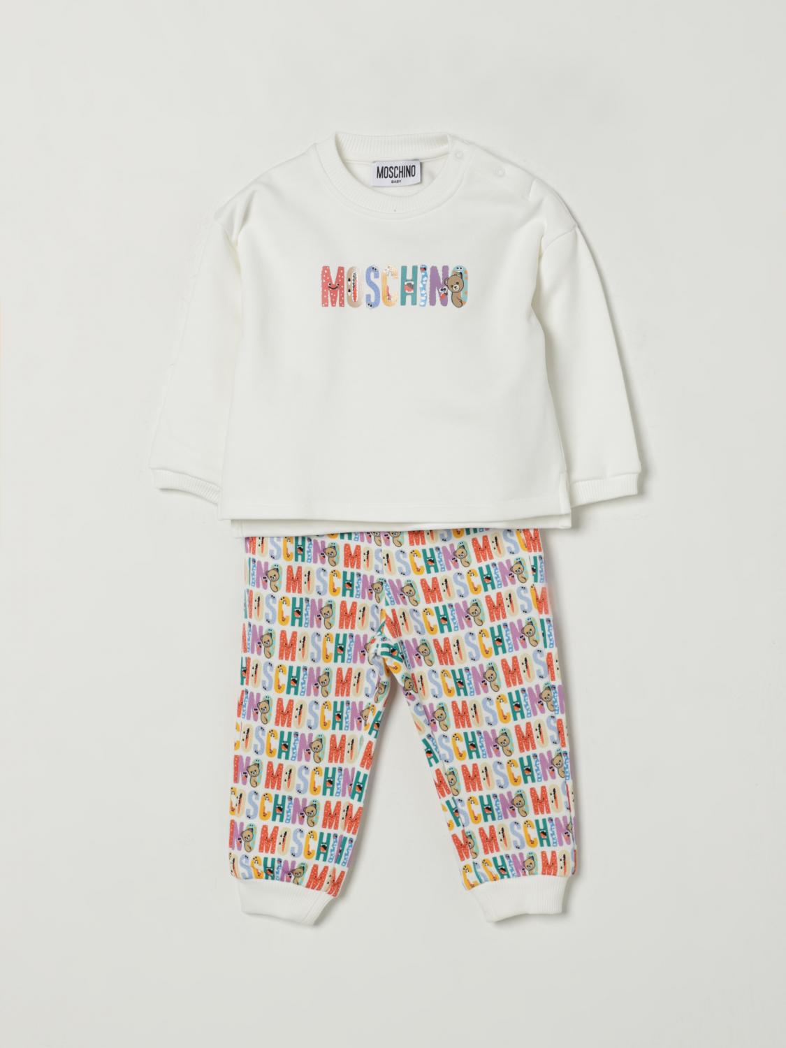 Moschino Jumpsuit Kids Color White In White