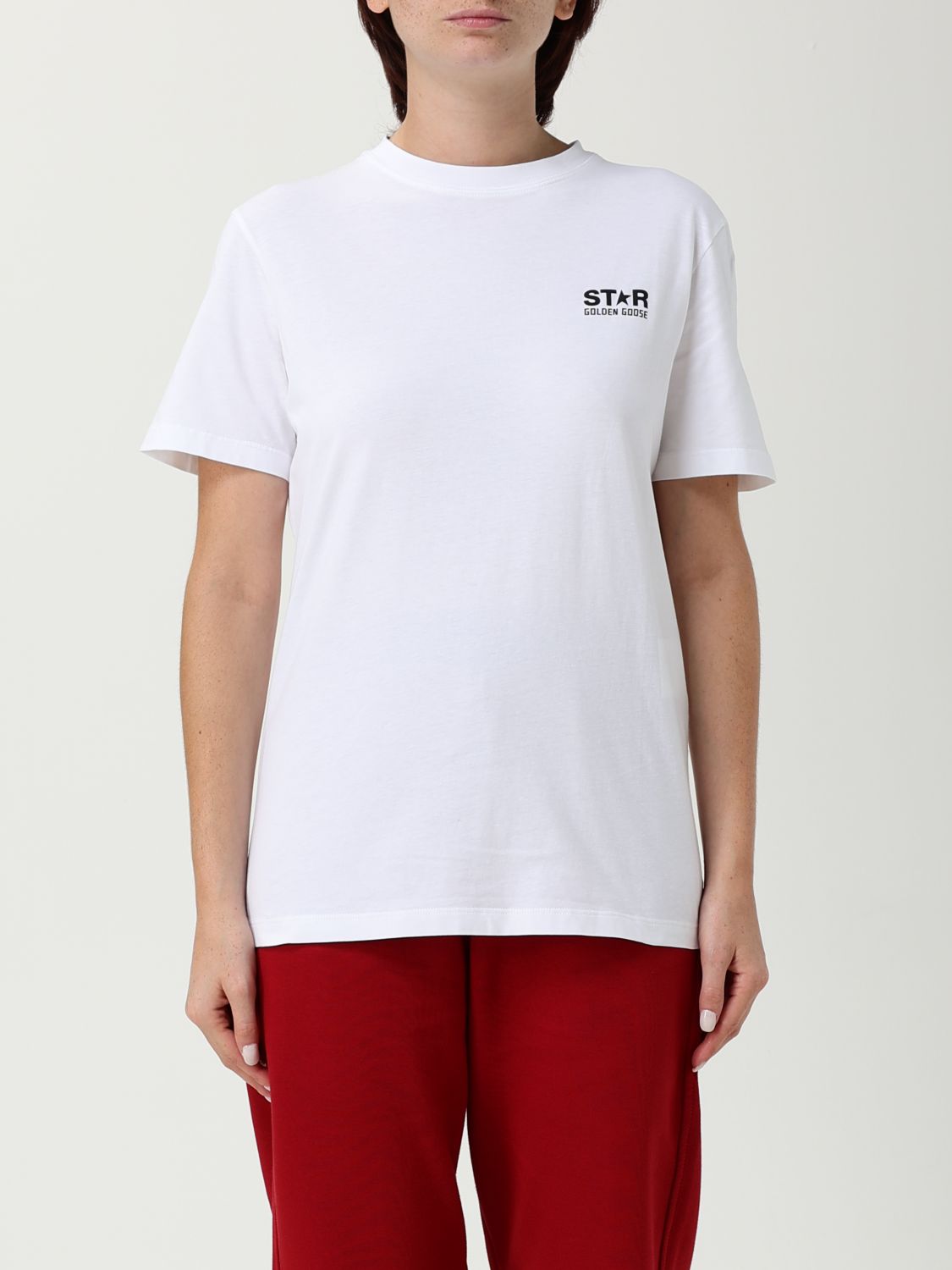 Golden Goose Lackboard Printing T-shirt In White