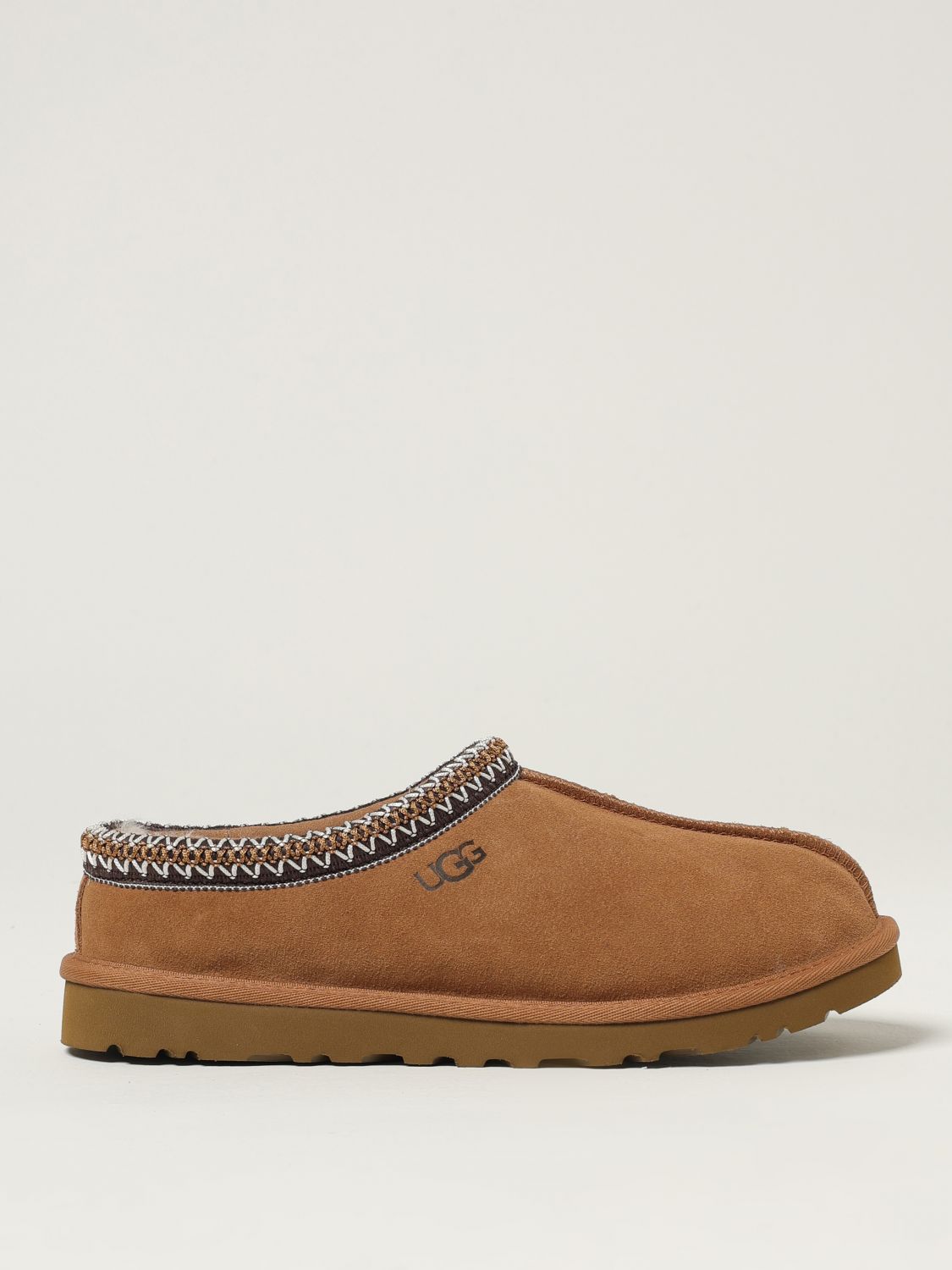 Ugg Tasman 5950-che Clogs Mens 7 Chestnut Suede Comfort Slip On Slippers Rhs2608 (brown,7) In Brown