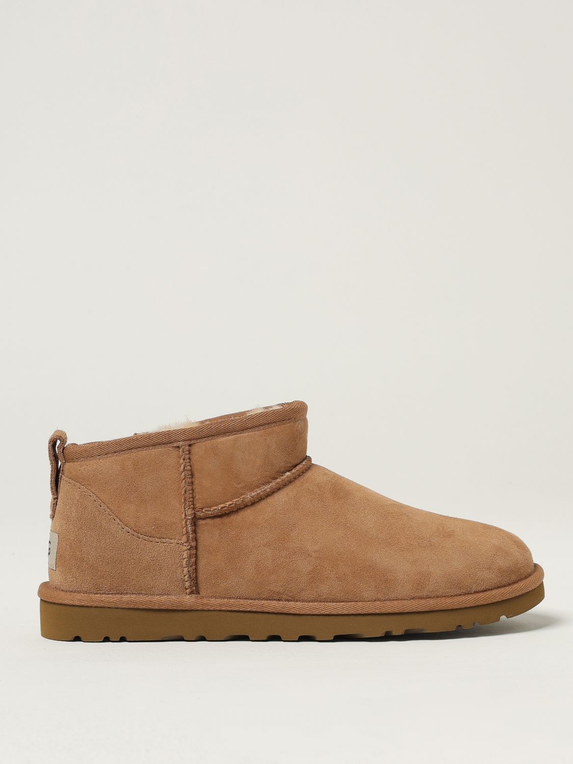 Ugg Mini Brown Suede Boots In Brown