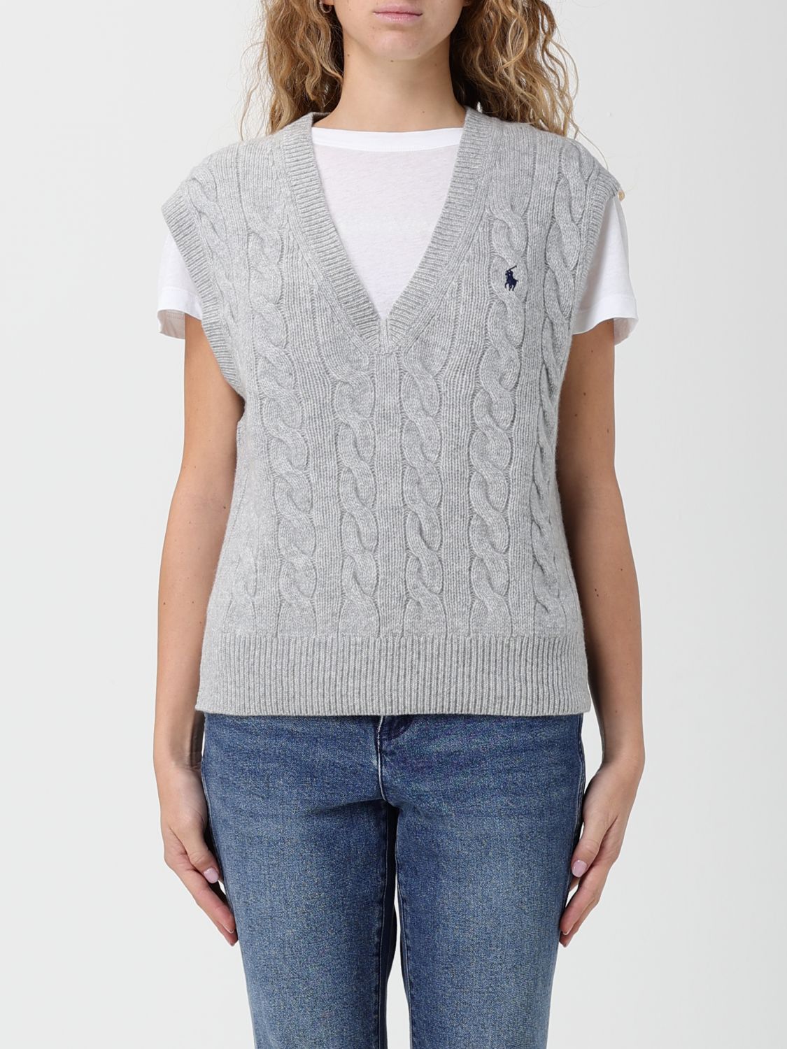 Polo Ralph Lauren Waistcoat  Woman Color Blue