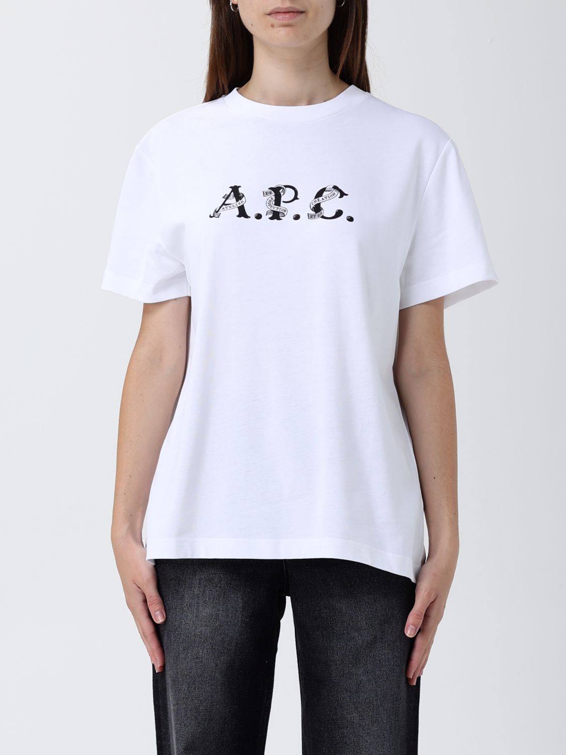 Apc T-shirt A. P.c. Woman Color White In White