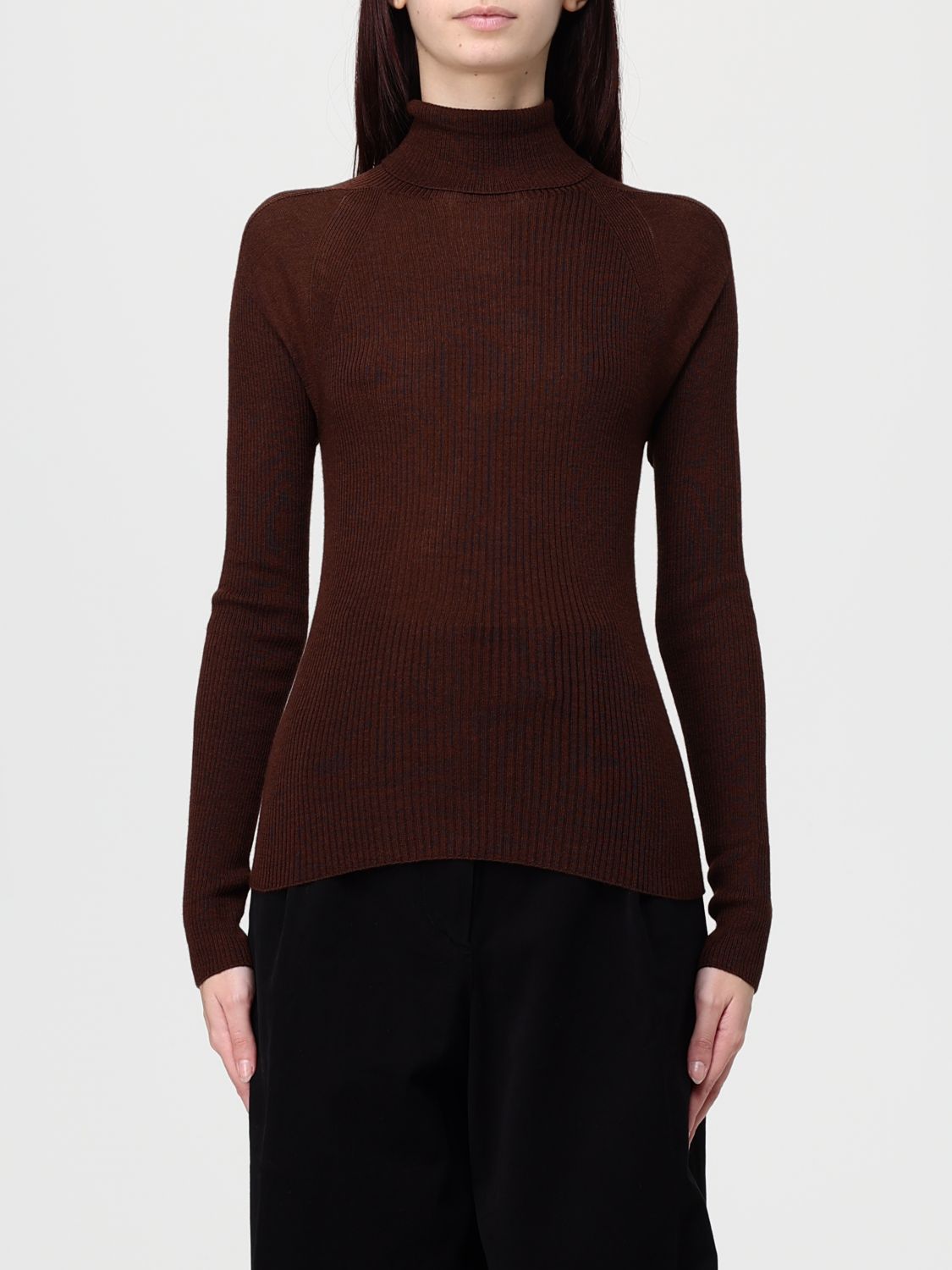 Apc Sweater A. P.c. Woman Color Brown In Brown