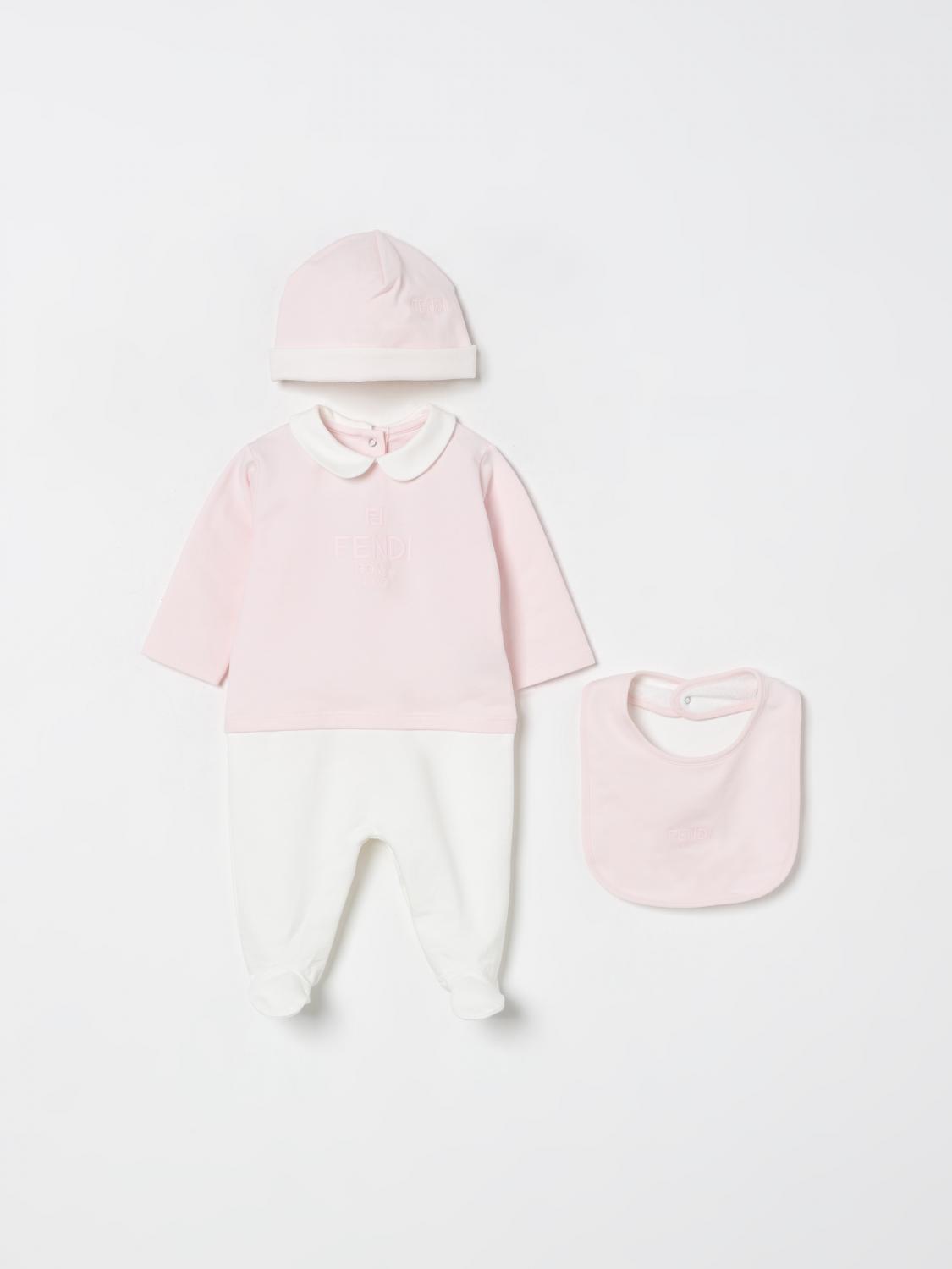 FENDI Coordinato in cotone con logo