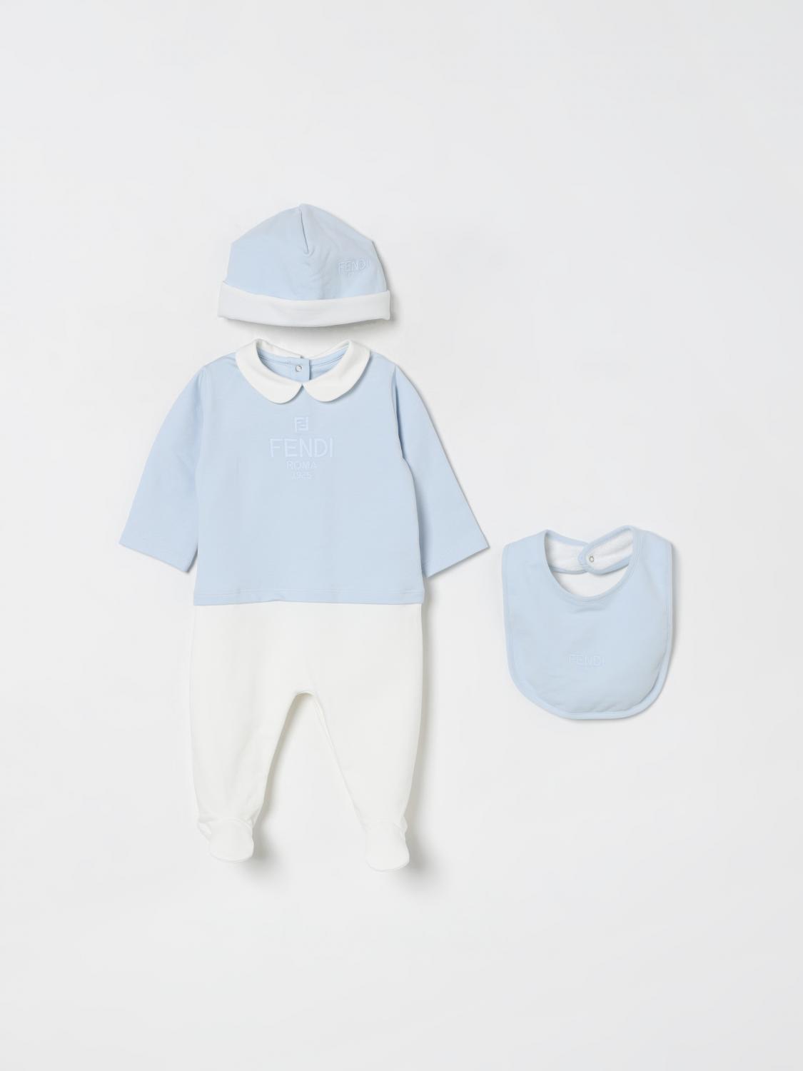 FENDI Coordinato in cotone con logo