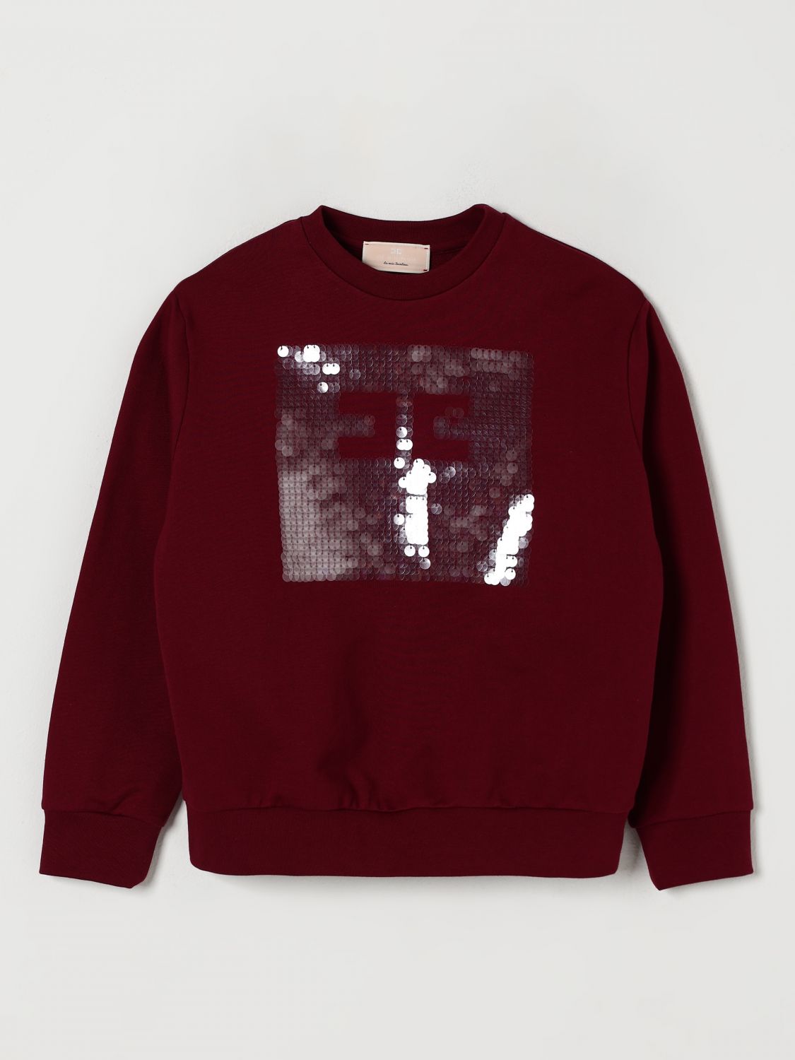 Elisabetta Franchi La Mia Bambina Sweater  Kids Color Burgundy In Red