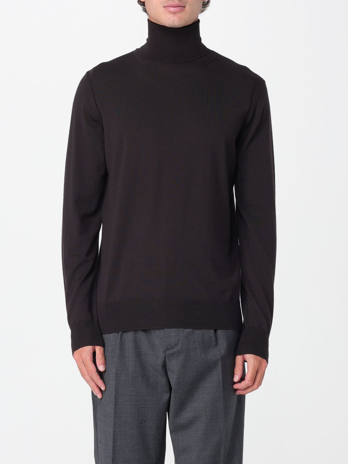 Paolo Pecora Sweater Men Color Brown In Brown