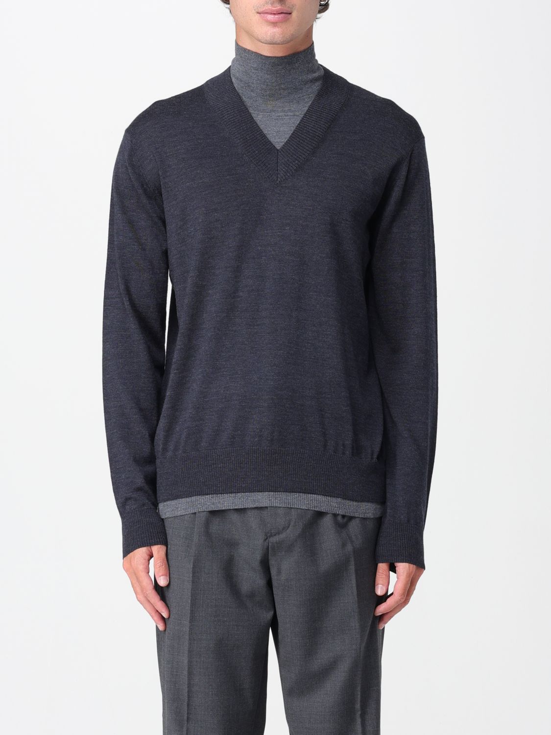 Paolo Pecora Sweater Men Color Grey In Gray