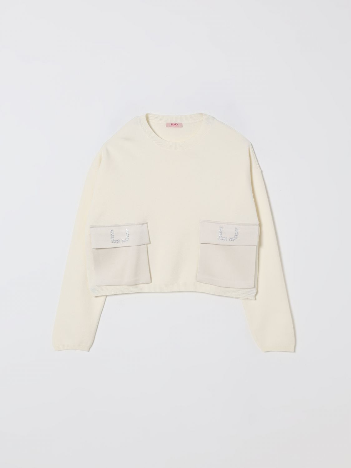 Liu •jo Sweater Liu Jo Kids Color Butter In Neutral