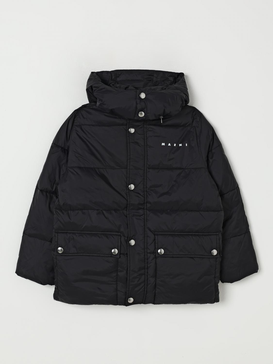 Marni Coat  Kids Color Black In Blue