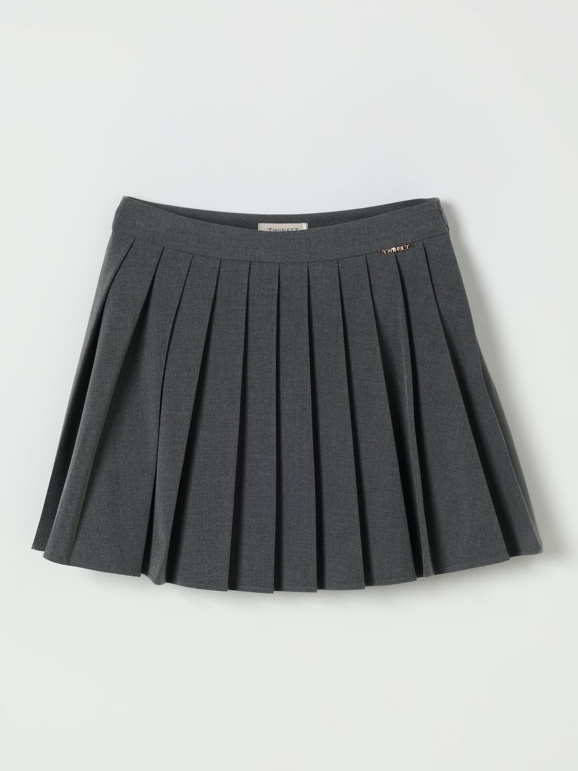 Twinset Skirt Kids Color Grey In Gray