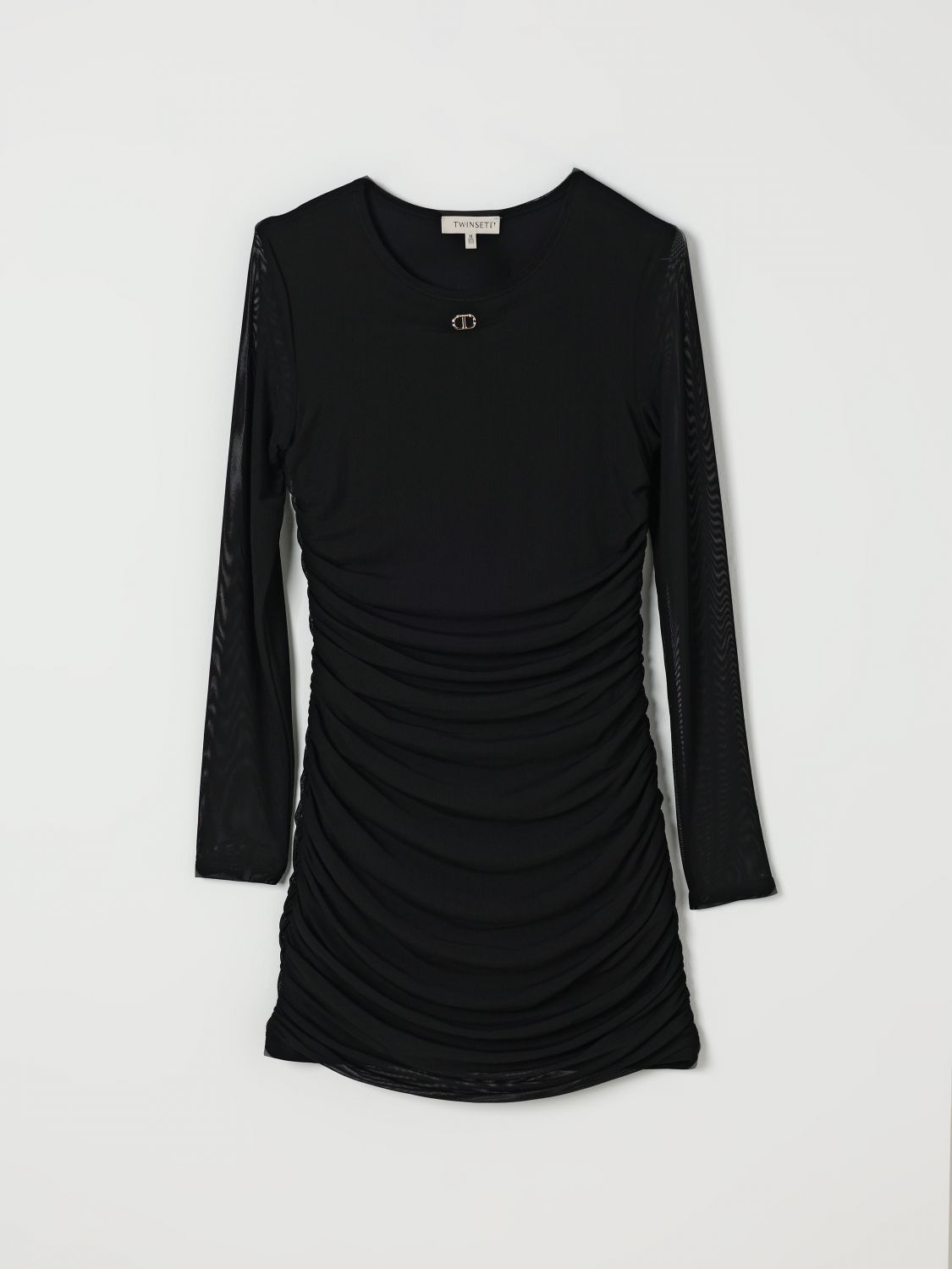 Twinset Dress Kids Color Black In Black
