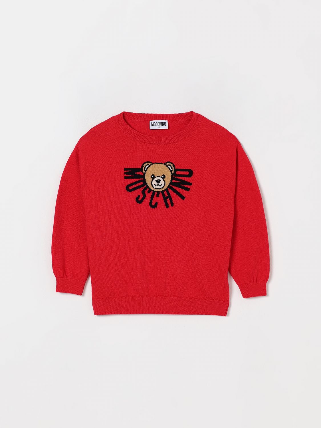 Moschino Sweater Kids Color Red In Red