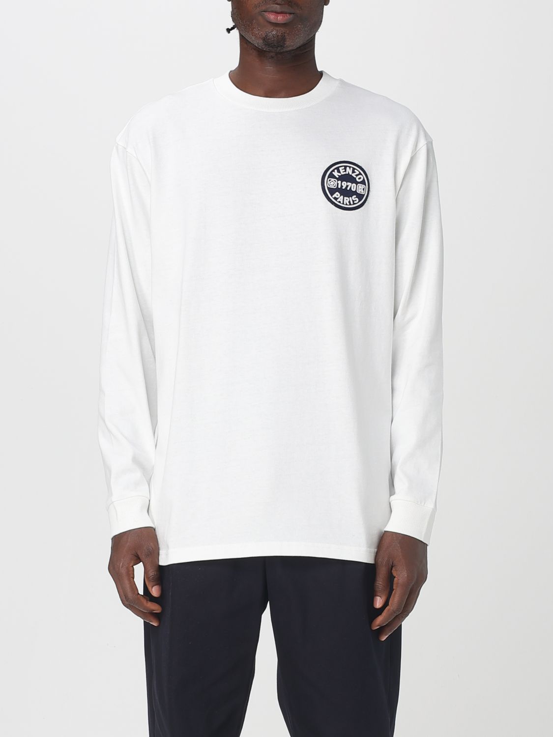 Kenzo Long-sleeved T-shirt In White