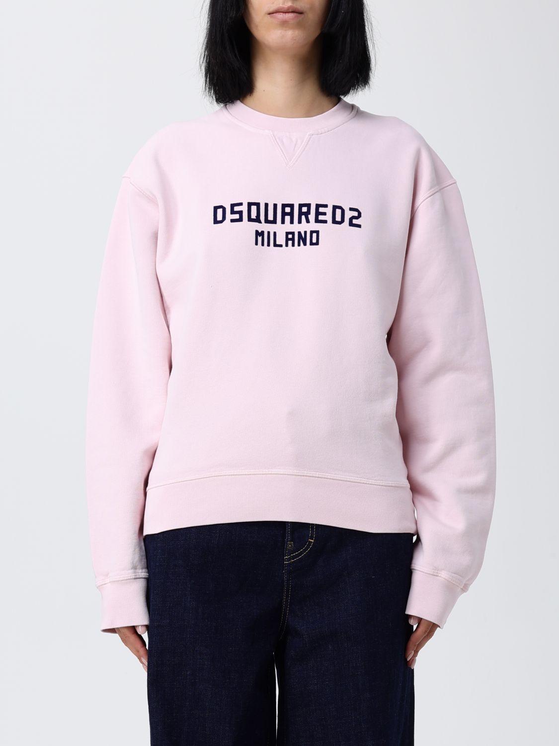Dsquared2 Sweatshirt Woman Color Multicolor In Pink