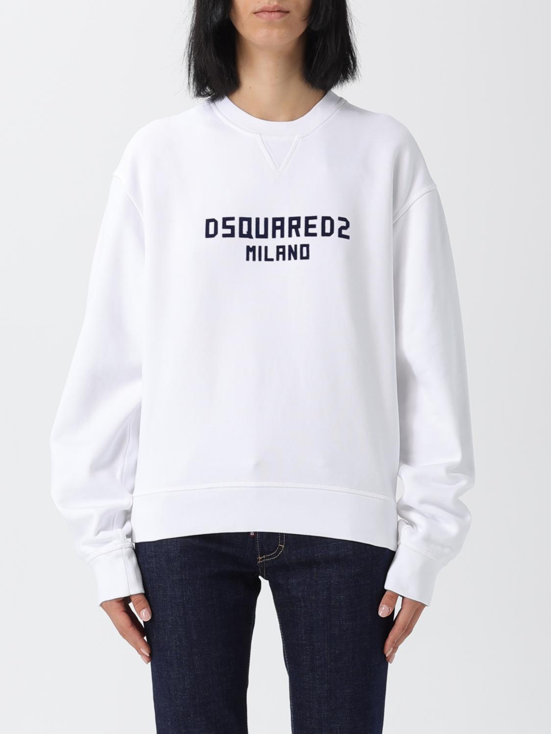 Dsquared2 Sweatshirt  Woman Color Fa01 In White