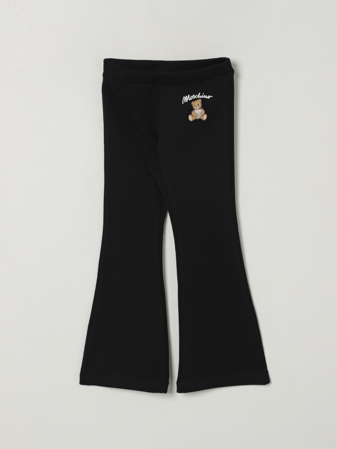 Moschino Logo-print Leggings In Black