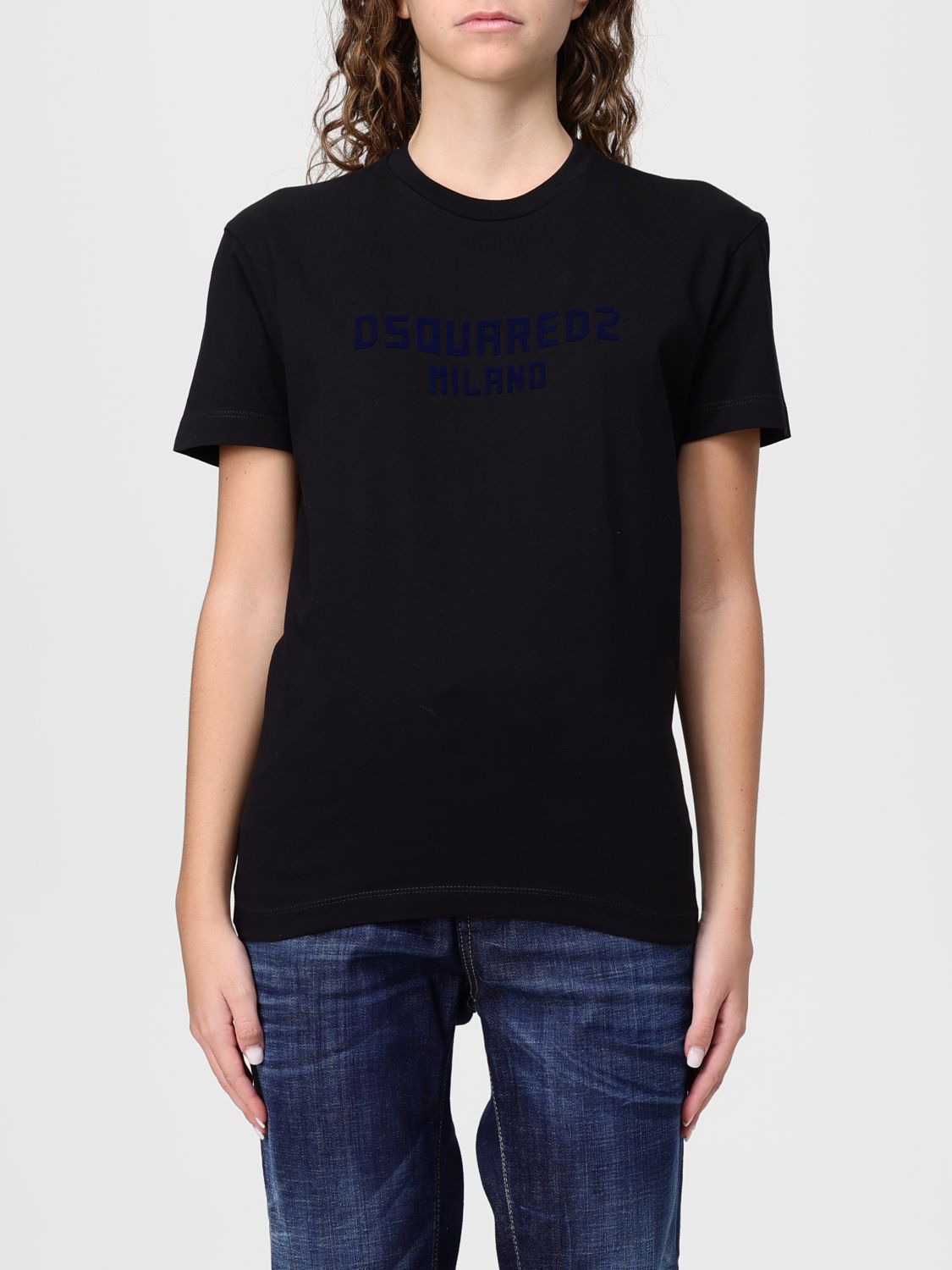 Dsquared2 T-shirt  Woman Color Black In Black
