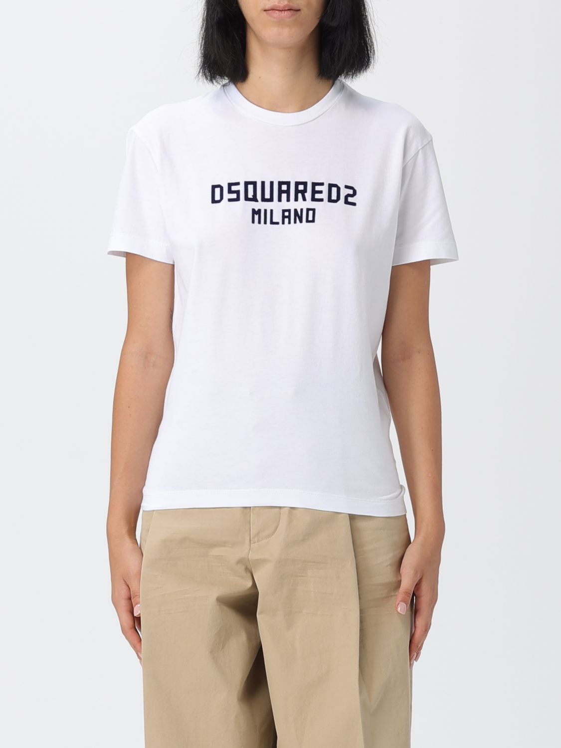 Dsquared2 T-shirt  Woman Color Fa01 In White