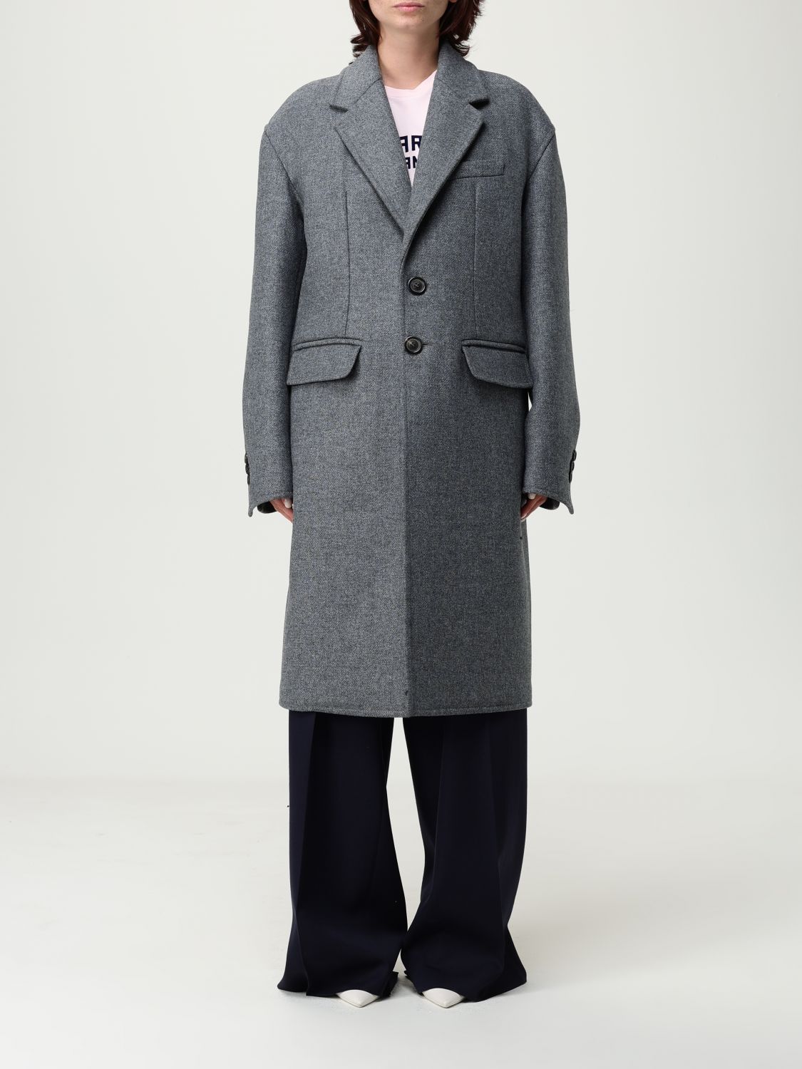 Dsquared2 Coat  Woman Color Grey In Gray