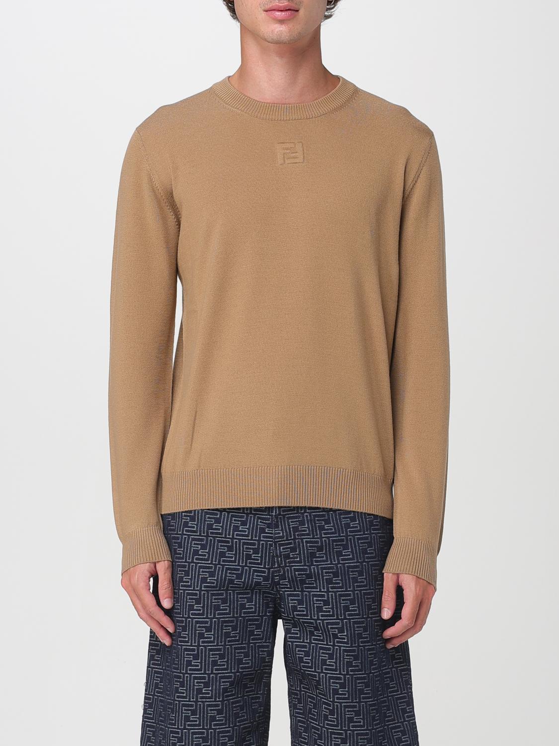 FENDI FENDI Sweater Men color Brown　FENDI セーター メンズ カラー ブラウン