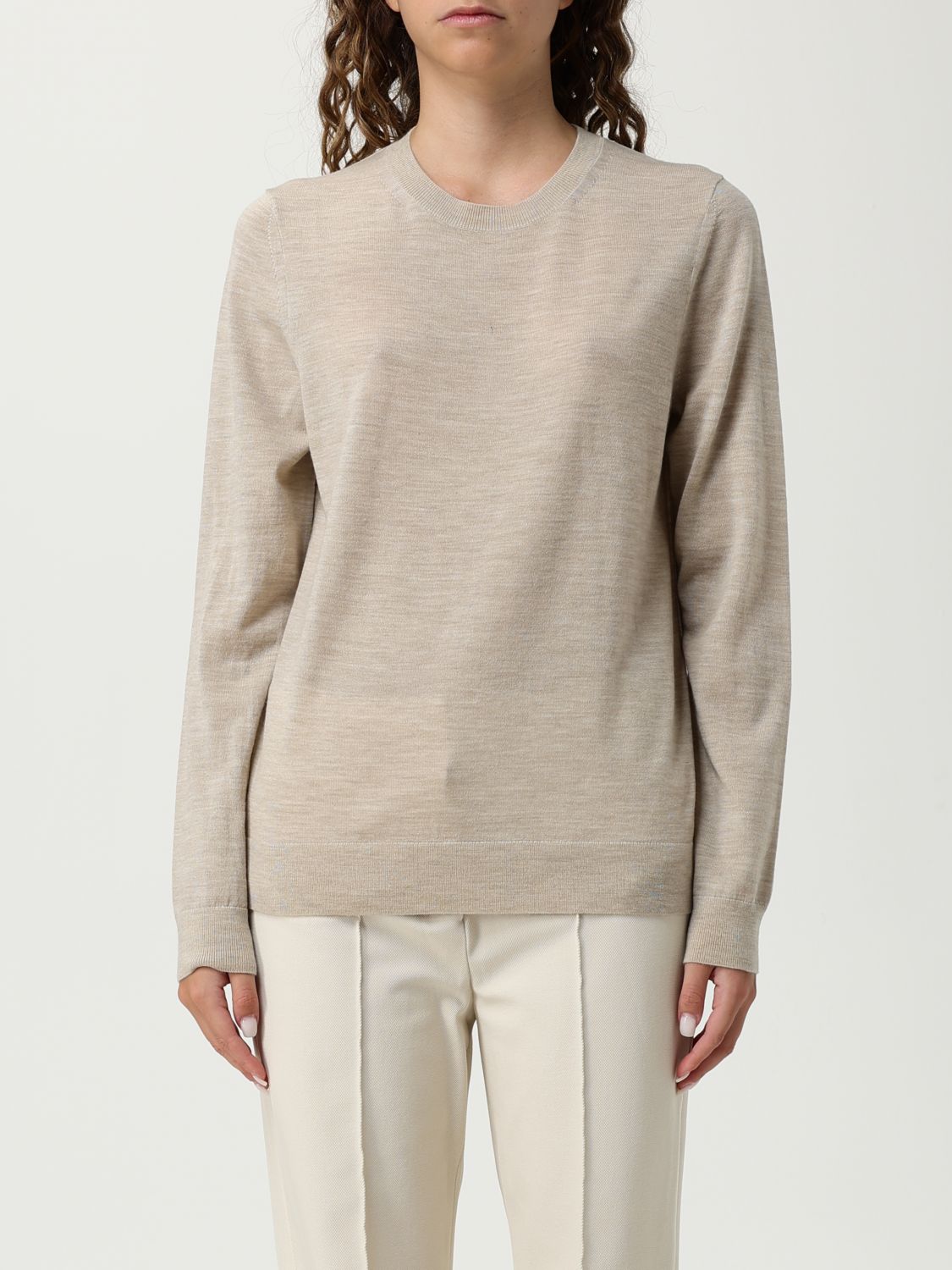 Hugo Boss Sweatshirt Boss Woman Color Beige In Neutral