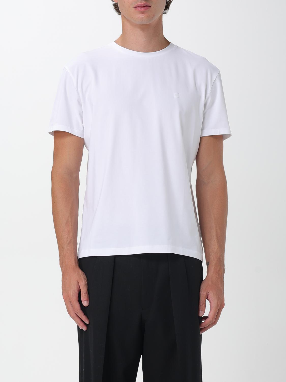 Acne Studios ACNE STUDIOS T-Shirt Men color White　ACNE STUDIOS Tシャツ メンズ カラー ホワイト