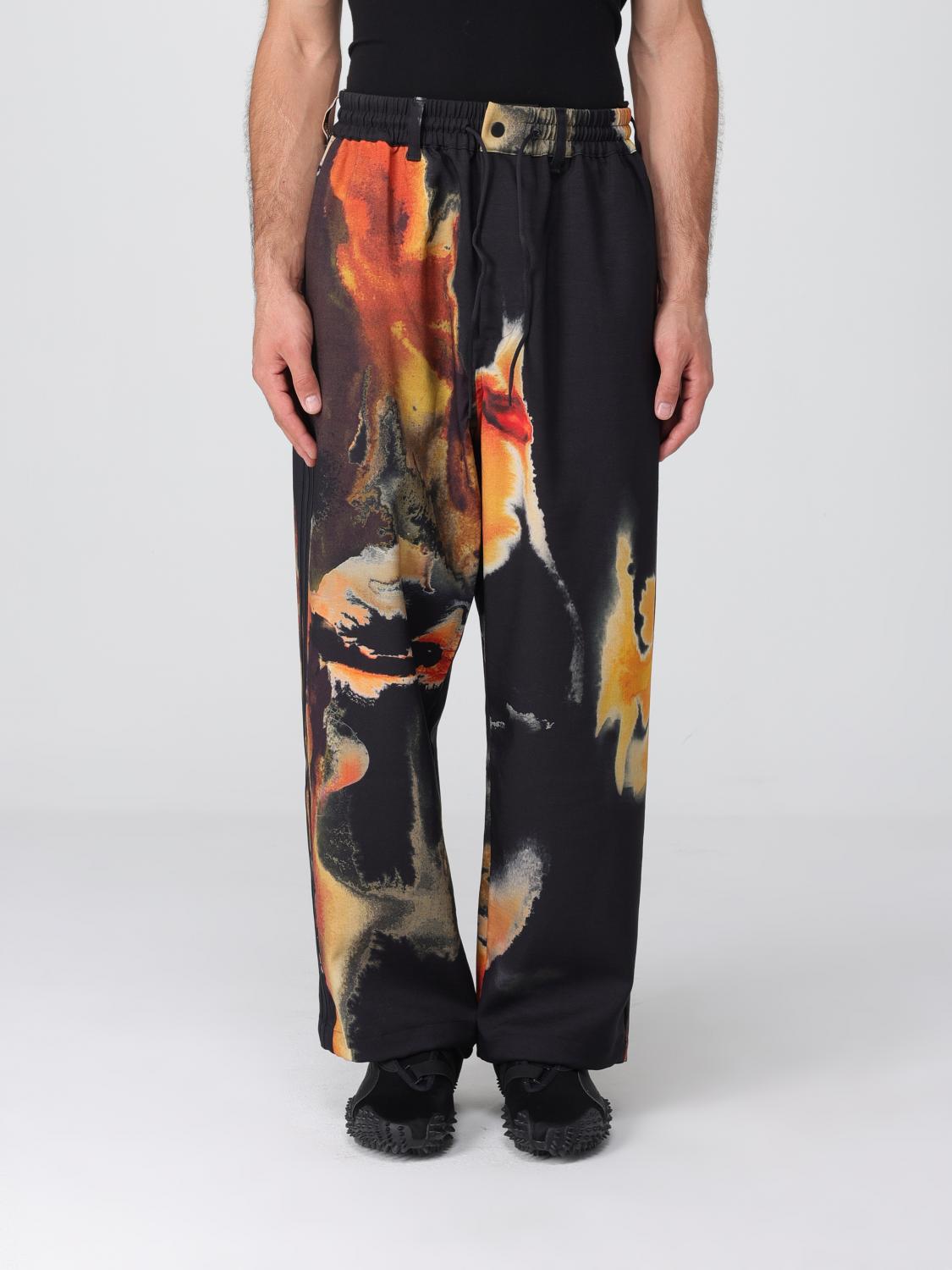 Y-3 Aop Sport Uniform Track Pants In Black