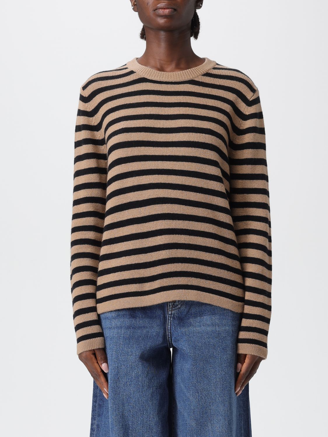 Allude Sweater Woman Color Brown In Brown