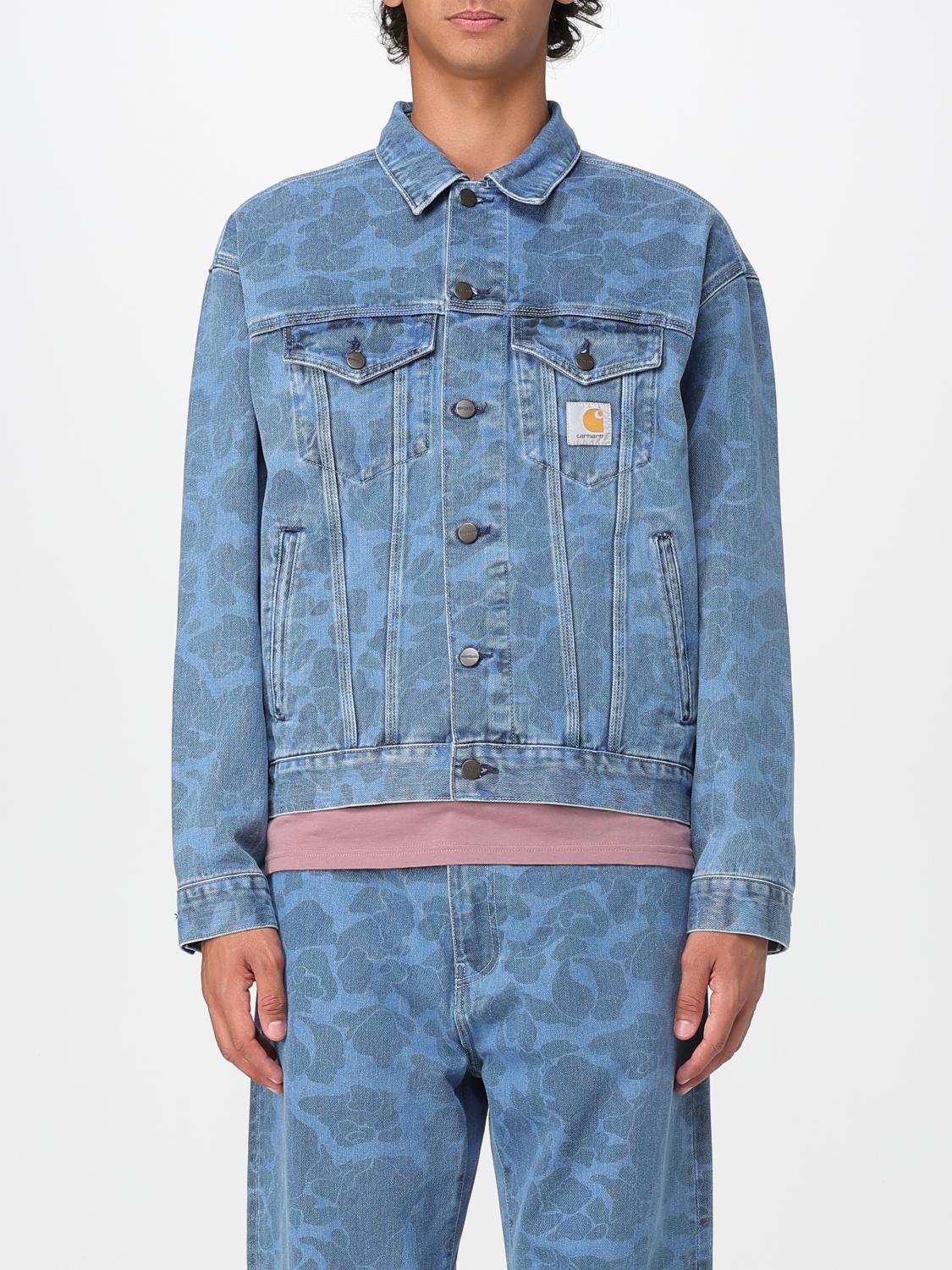 Carhartt Wip Duck Helston Denim Jacket In Blue