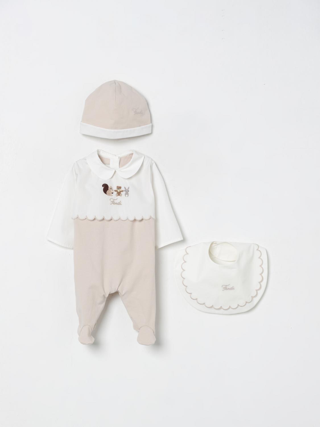 FENDI Coordinato in cotone con logo