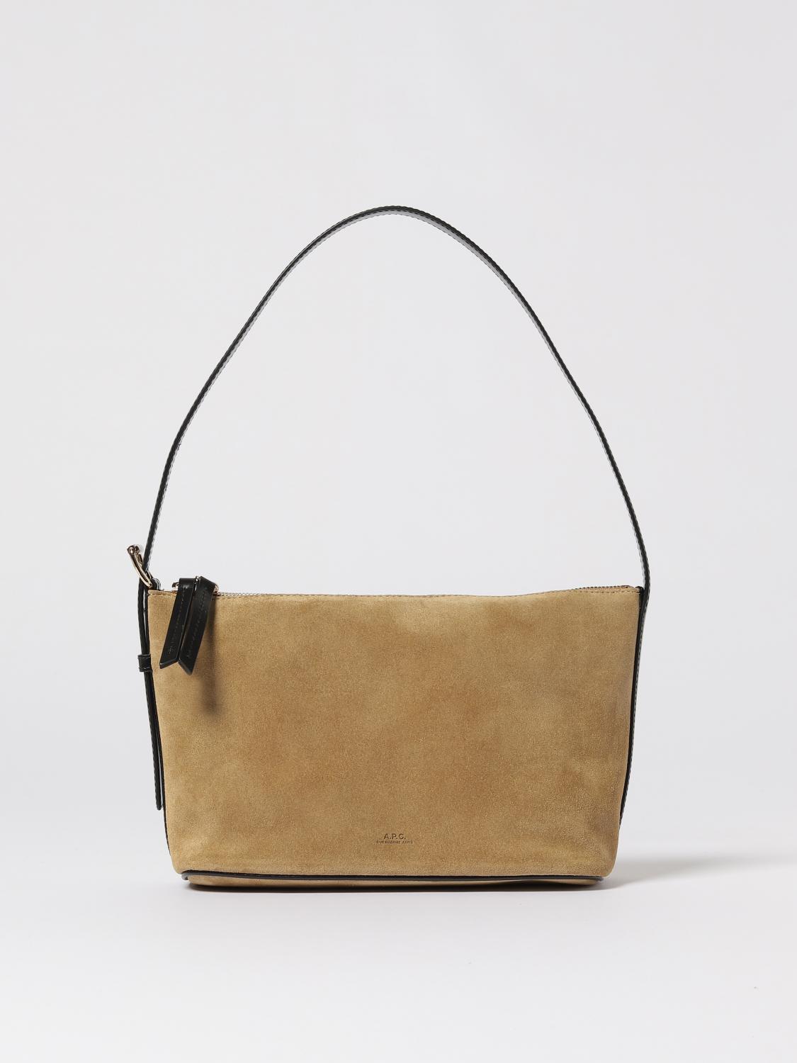 Apc Shoulder Bag A. P.c. Woman Color Beige In Sand
