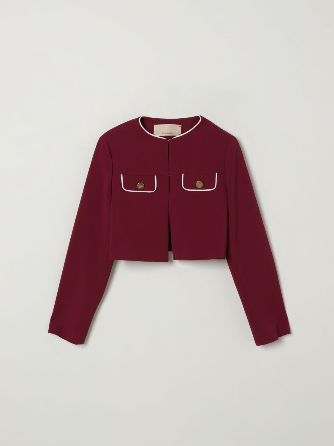 Elisabetta Franchi La Mia Bambina Blazer  Kids Color Burgundy In Burgundy