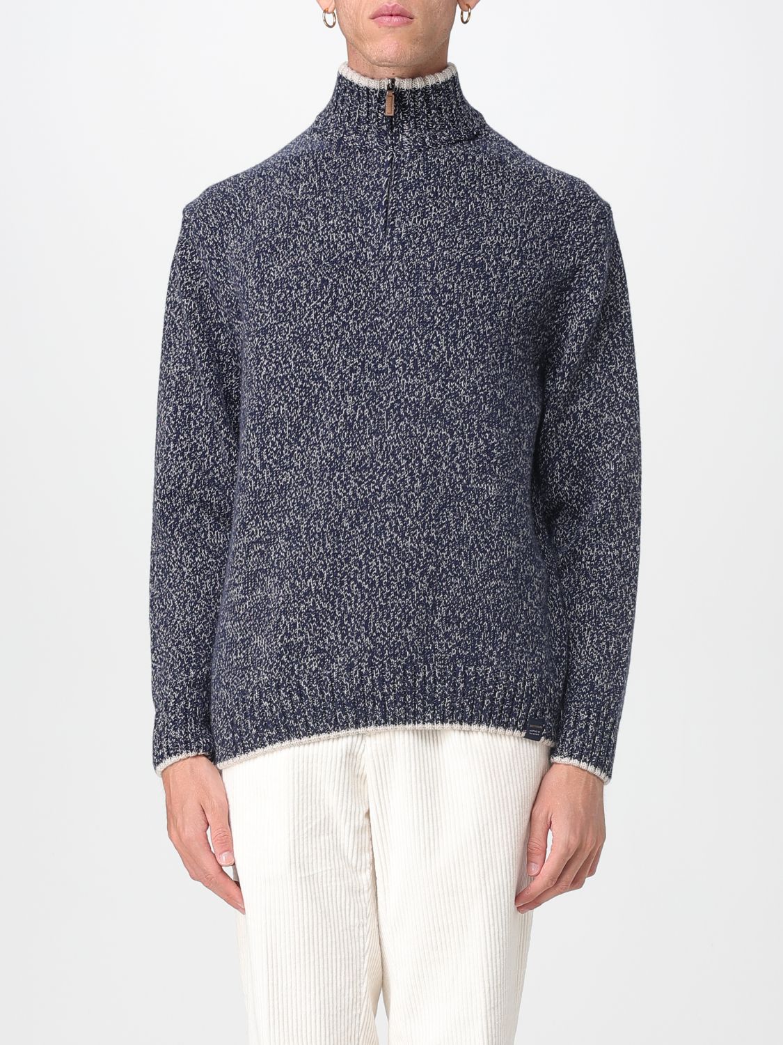 Paul & Shark Sweater Men Color Blue In Gray