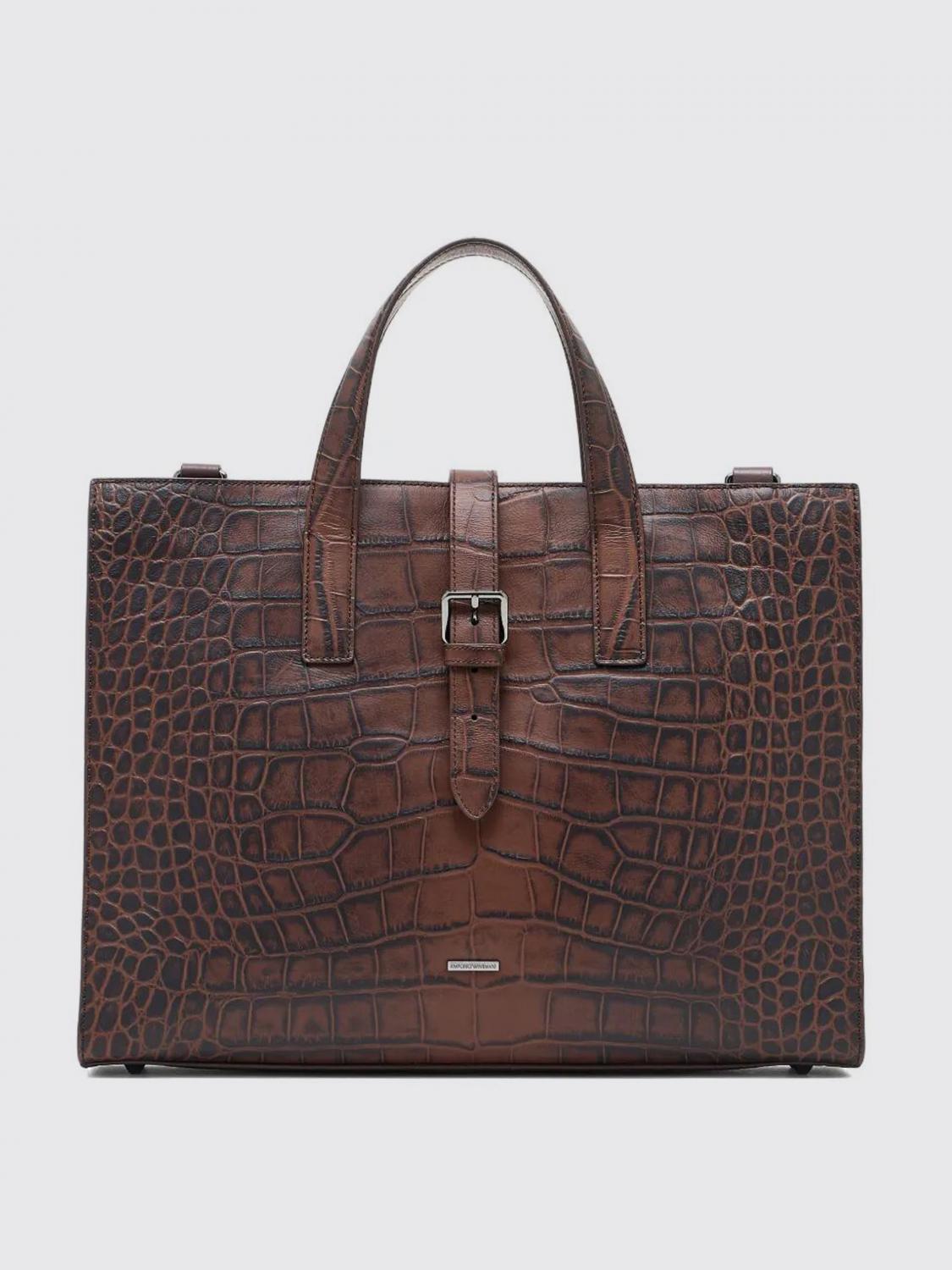 Bag EMPORIO ARMANI Men color Brown Bag EMPORIO ARMANI Men color Brown