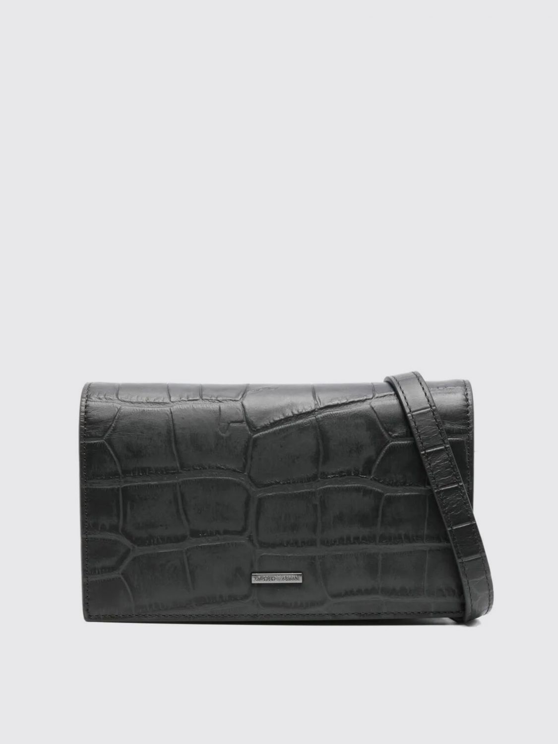 Emporio Armani Shoulder Bag Men Color Black In Black