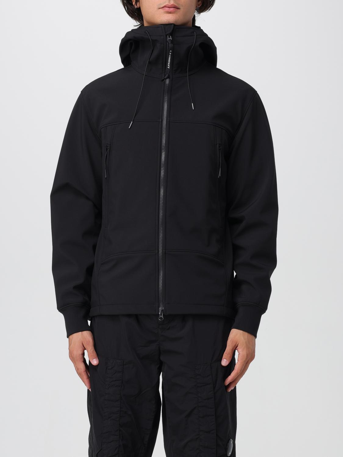 C.p. Company Men Outwear Jacket In Cp Shell In Black