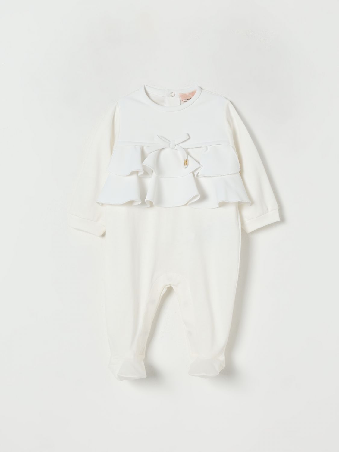 Elisabetta Franchi La Mia Bambina Tracksuits  Kids Color Yellow Cream In White