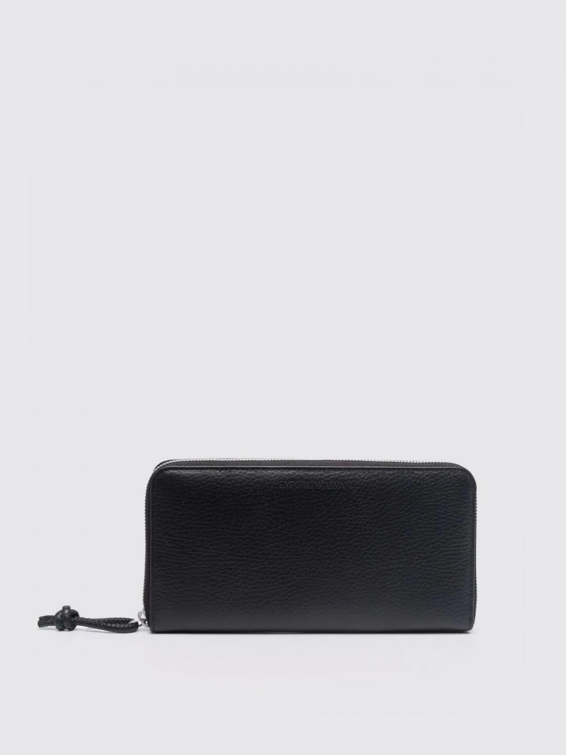 Emporio Armani Wallet Men Color Black In Black