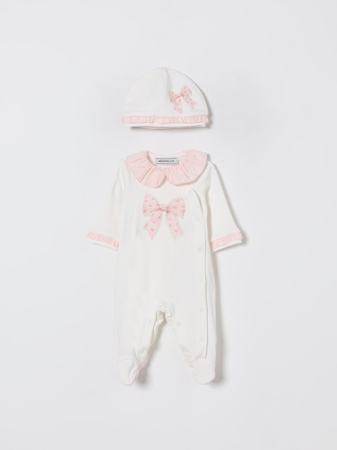 Monnalisa Romper  Kids Color Yellow Cream In White