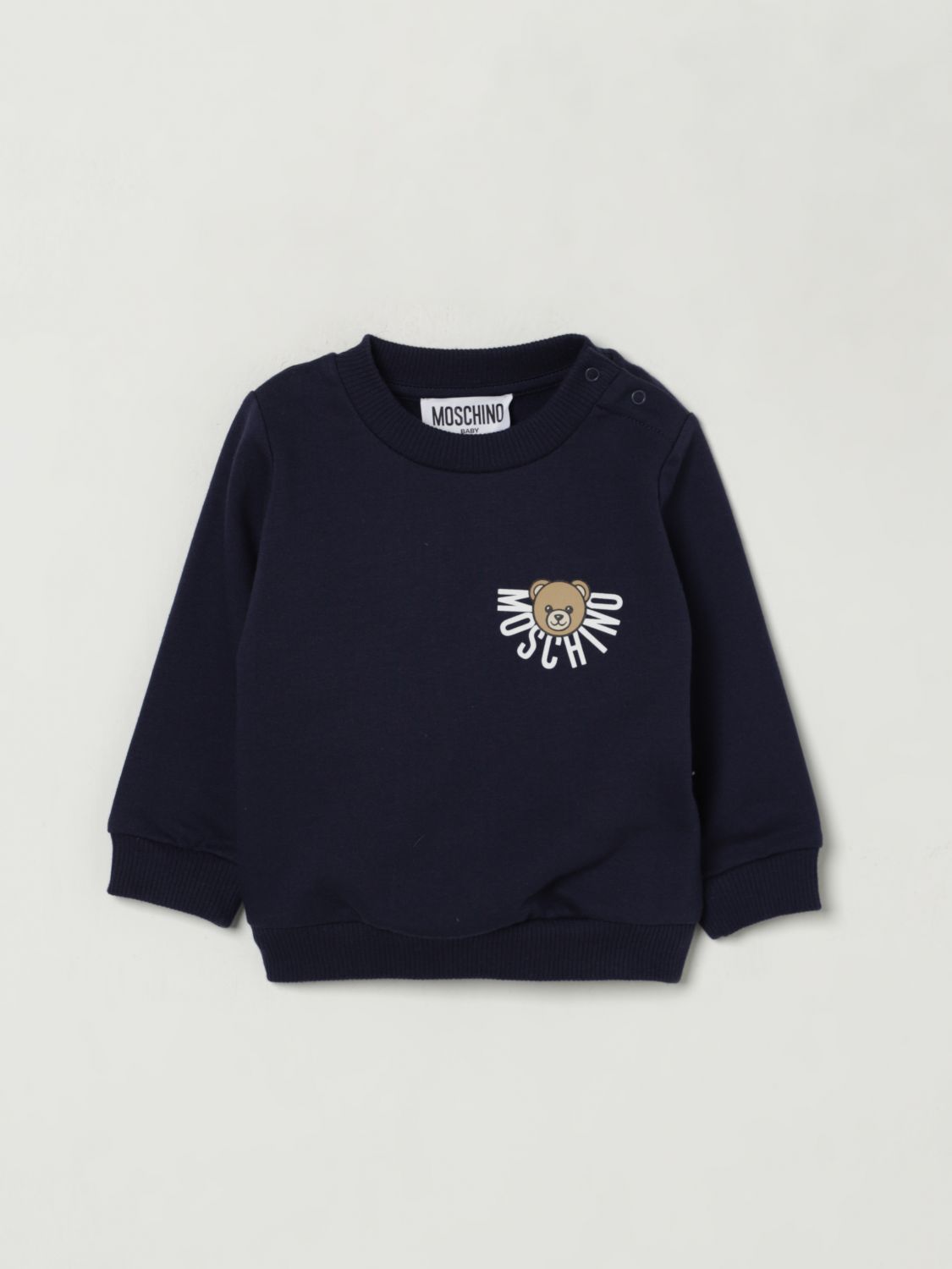 Moschino Sweater Kids Color Navy In Blue