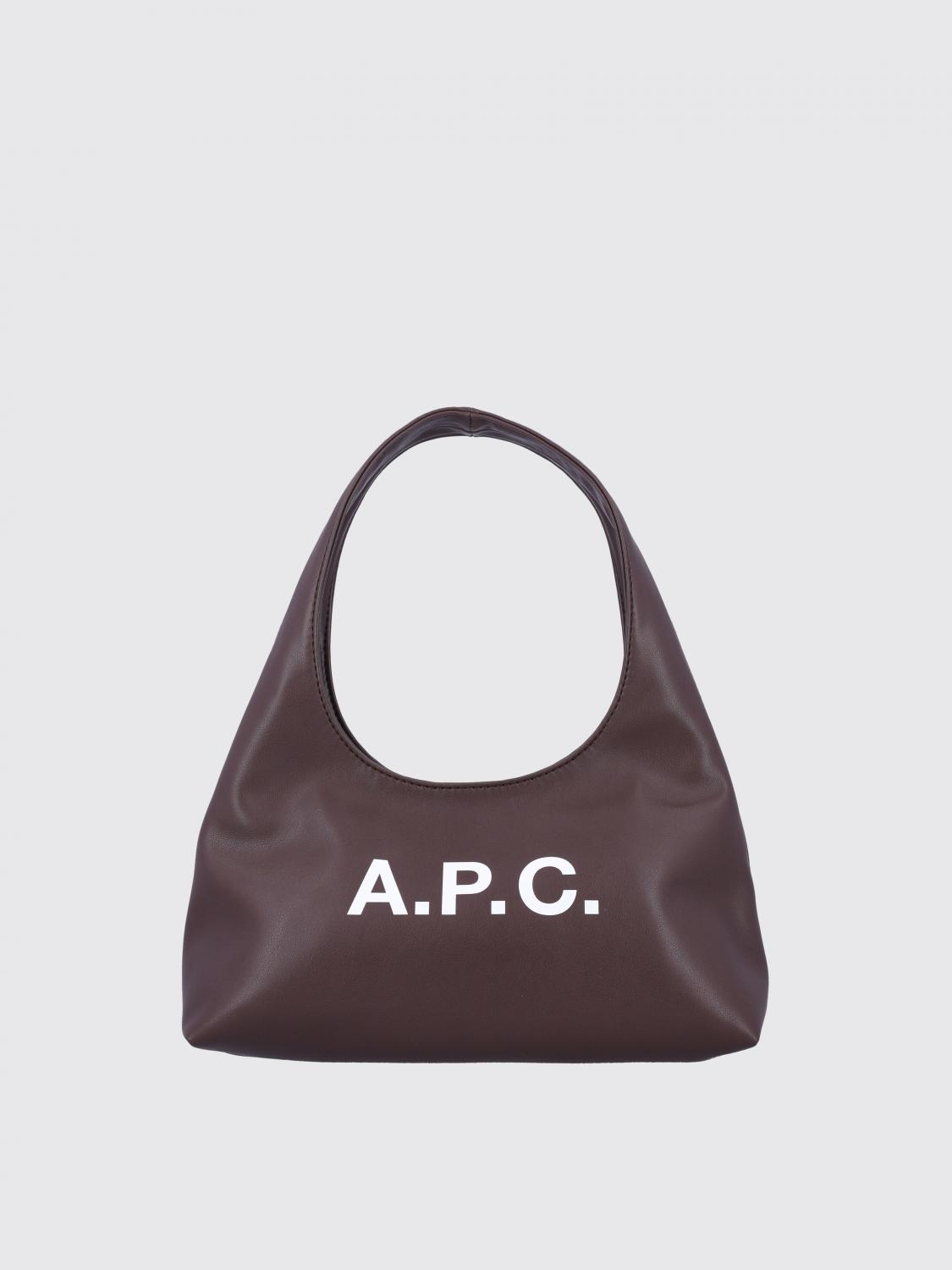 Shoulder Bag A. P.C. Woman color Brown
