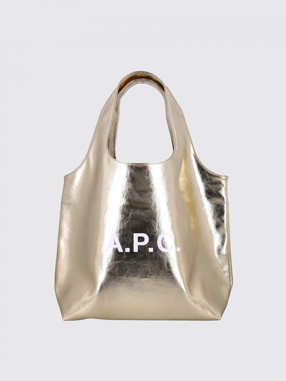 Apc A.p.c. Women Small Ninon Tote Bag In Gold