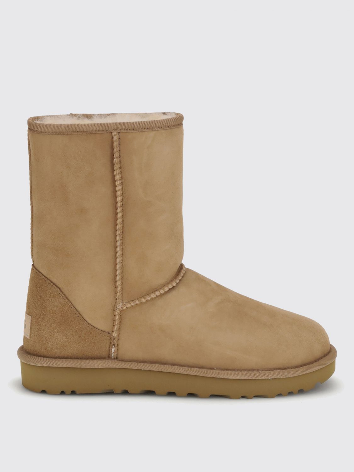 Ugg Classic Short Ii Sheepskin Ankle Boots In Brown