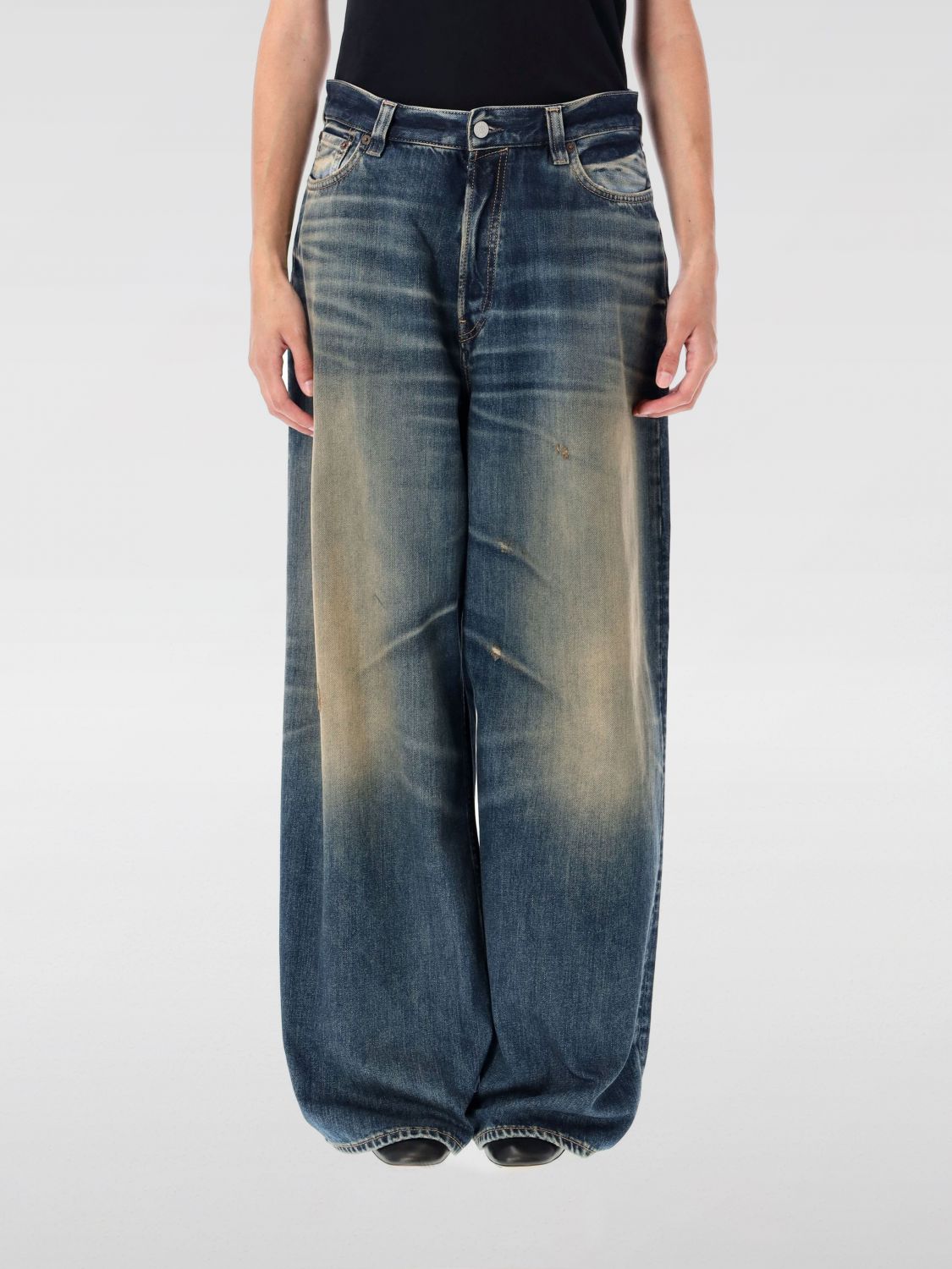 Acne Studios 2023 Rocka Low Waist Wide Jeans In Blue