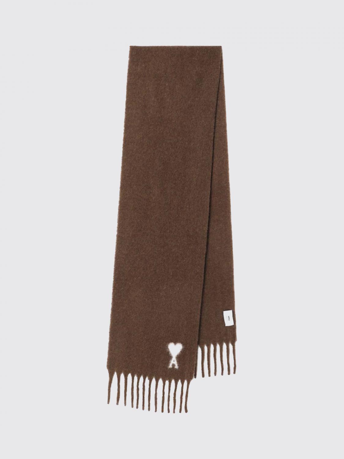 Scarf AMI PARIS Men color Brown