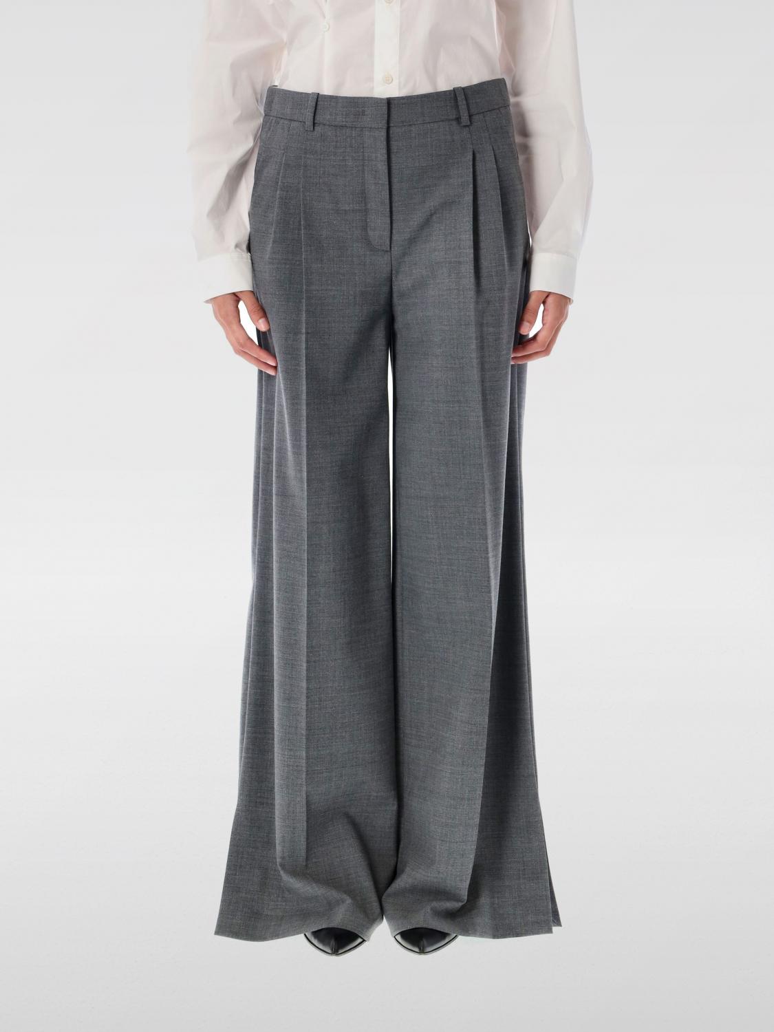 The Garment High-rise Grey Wide-leg Pants In Blue